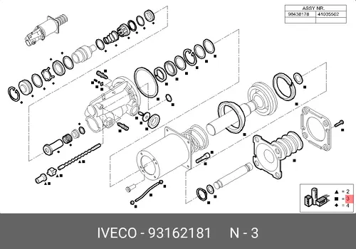 Ремкомплект ПГУ 93162181 IVECO