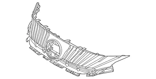 GRILLE SUB-ASSY, 53101-48B61 TOYOTA / LEXUS