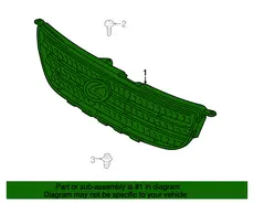 GRILLE SUB-ASSY, 5310153150 TOYOTA / LEXUS