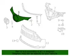 Решетка радиатора TOYOTA / LEXUS 5311110490
