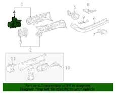 MEMBER SUB-ASSY, RR 5702342020 TOYOTA / LEXUS