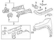 MEMBER SUB-ASSY, RR 5702342020 TOYOTA / LEXUS