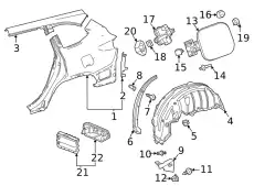 MEMBER SUB-ASSY, SID 61017-0E020 TOYOTA / LEXUS