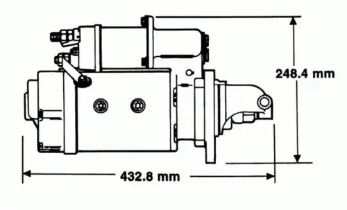 Стартер DELCO REMY 10461230