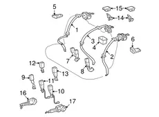 GUIDE ASSY, RR SEAT 7334033010A2 TOYOTA / LEXUS