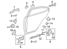 Ручка двери TOYOTA / LEXUS 6921053050J3