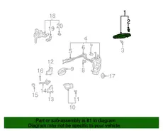 Ручка двери TOYOTA / LEXUS 6922048030A0