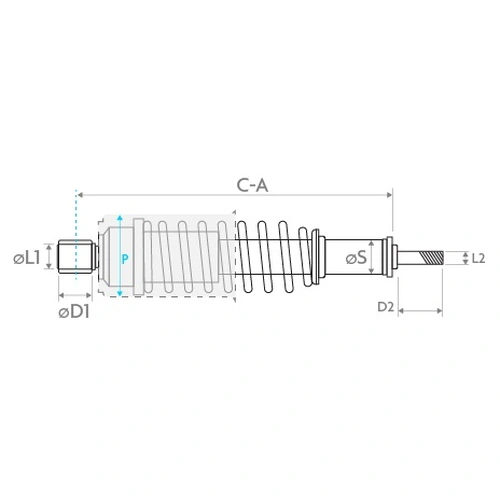 Амортизатор кабины SABO 895172R
