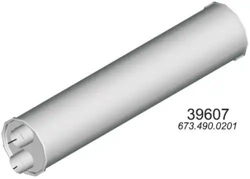 резонатор глушителя MB 39607 HOBI