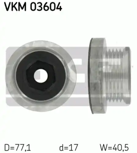 шкив генератора!\ Renault Clio/Megane/Scenic/Kangoo 1.5DCi 01> VKM03604 SKF