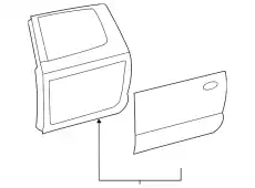 PANEL SUB-ASSY, RR 670030C122 TOYOTA / LEXUS