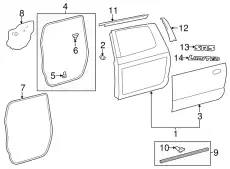 PANEL SUB-ASSY, RR 670030C122 TOYOTA / LEXUS