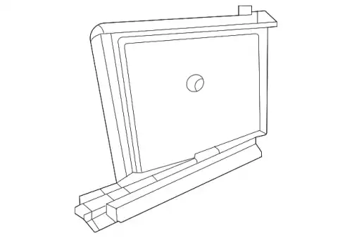 PLATE, RADIATOR SIDE 1669124030 TOYOTA / LEXUS