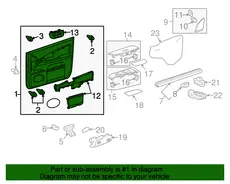 PANEL ASSY, DOOR 6762048440B0 TOYOTA / LEXUS