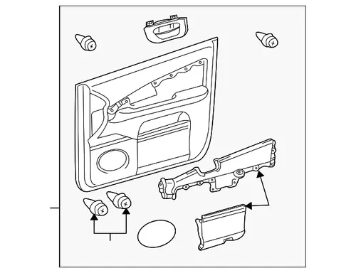 PANEL ASSY, DOOR 6762048440B0 TOYOTA / LEXUS