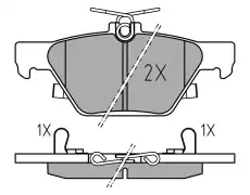Тормозные колодки дисковые MEYLE 025 221 5814
