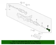Tie Rod End \FORD / LINCOLN 2C5Z-3A130-AA