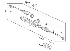 Tie Rod End \FORD / LINCOLN 2C5Z-3A130-AA