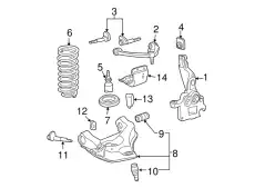 Spring Mounting \FORD / LINCOLN / MERCURY C9AZ-5415-B