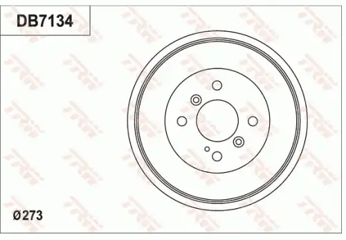 Тормозной барабан TRW DB7134