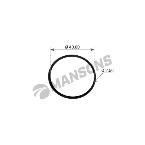кольцо уплотнител. торм.вала 40x2.5 BPW OR13 MANSONS