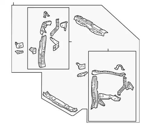SUPPORT SUB-ASSY, 5320148924 TOYOTA / LEXUS