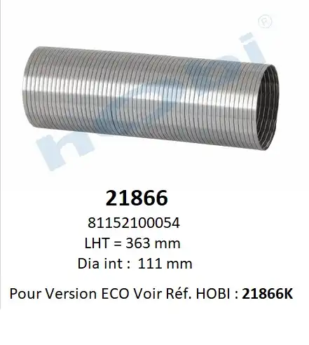 Гофра глушителя HOBI 21866 L= d=