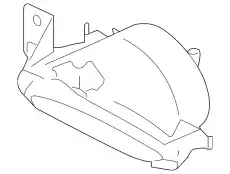 Фара противотуманная PORSCHE 95563116500
