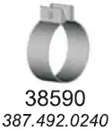 Хомут глушителя HOBI 38590