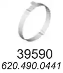Хомут глушителя HOBI 39590
