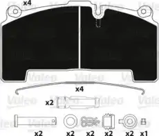 Тормозные колодки дисковые VALEO 882209