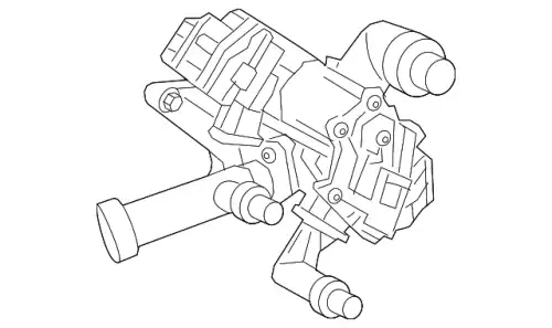 VALVE ASSY, WATER 16670WAA02 TOYOTA / LEXUS