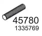 Гофра глушителя HOBI 45780 L= d=
