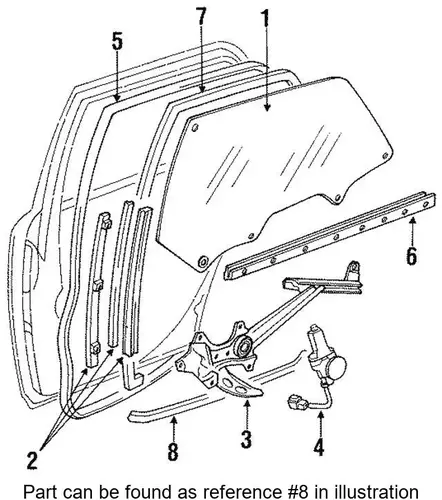 Уплотнитель двери TOYOTA / LEXUS 6234050010