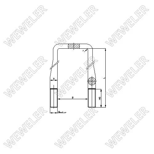 стремянка IVECO B061M22B003 WEWELER