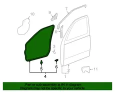 Ручка двери TOYOTA / LEXUS 6231150031E1