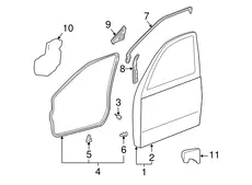 Ручка двери TOYOTA / LEXUS 6231150031E1