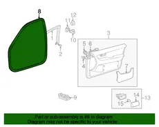 Ручка двери TOYOTA / LEXUS 6231250030E1
