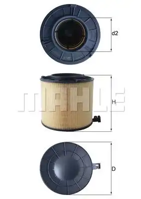 Фильтр воздушный KNECHT LX 4406