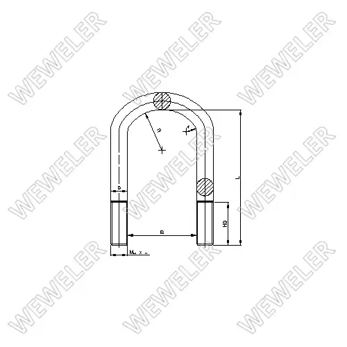 Стремянка рессоры WEWELER B022M24A096