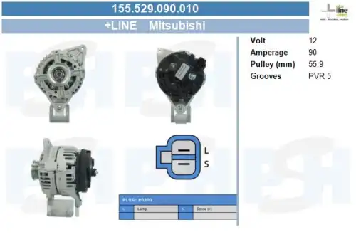Генератор CV PSH 155.529.090.010