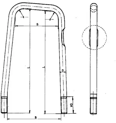 Стремянка рессоры WEWELER B010M27B003