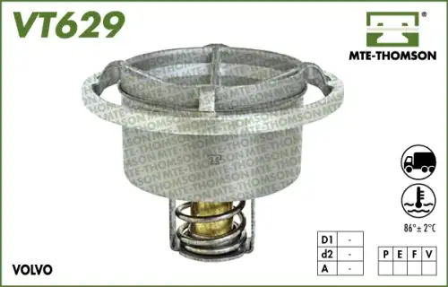 Термостат системы охлаждения MTE-THOMSON VT629.86