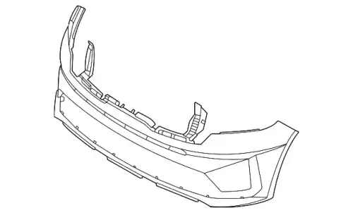 86511P2000 БАМПЕР KIA
