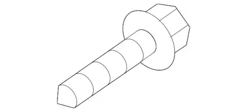 болт m10 1144310256K KIA