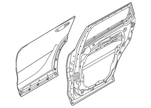 77004P2000 ДВЕРЬ MOBIS