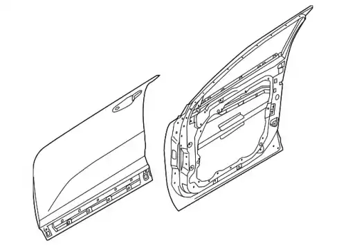 дверь 76003S8000 MOBIS