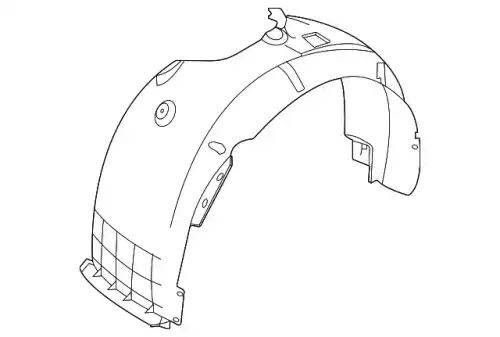 Подкрылок MOBIS 86811AA000