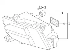 Фара противотуманная MOBIS 92201P2000