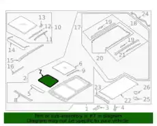 уплотнитель стекла панарамного люка 81614P2000 MOBIS